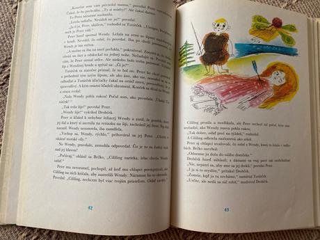 Krásna stará retro rozprávka peter pan 1971,