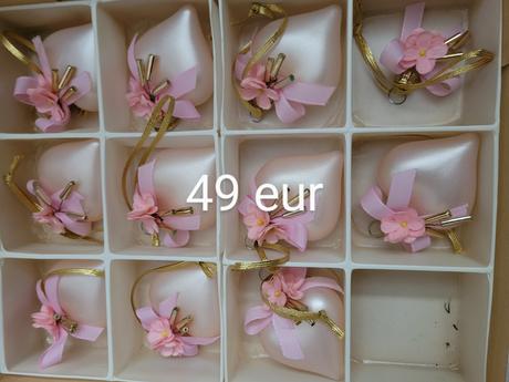 Retro vianočné srdiecka, 