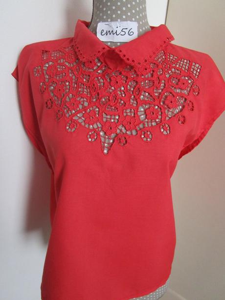 2880. blúzka s madeir. výšivkou, l