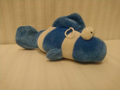 Plyšová modro biela ryba, oakes leisure, 28 cm, 