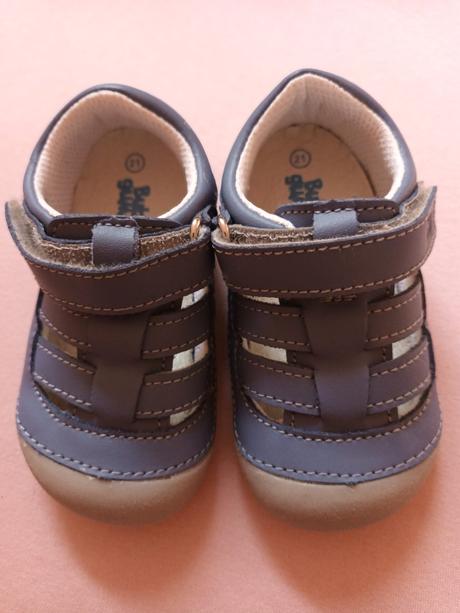 Kožené barefoot topanky,obuté 1krat, bubble gummers,20