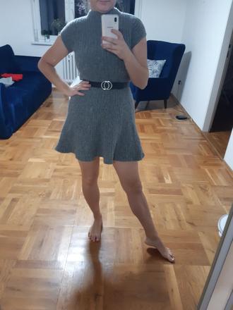 Svetrove pletené saty, xs