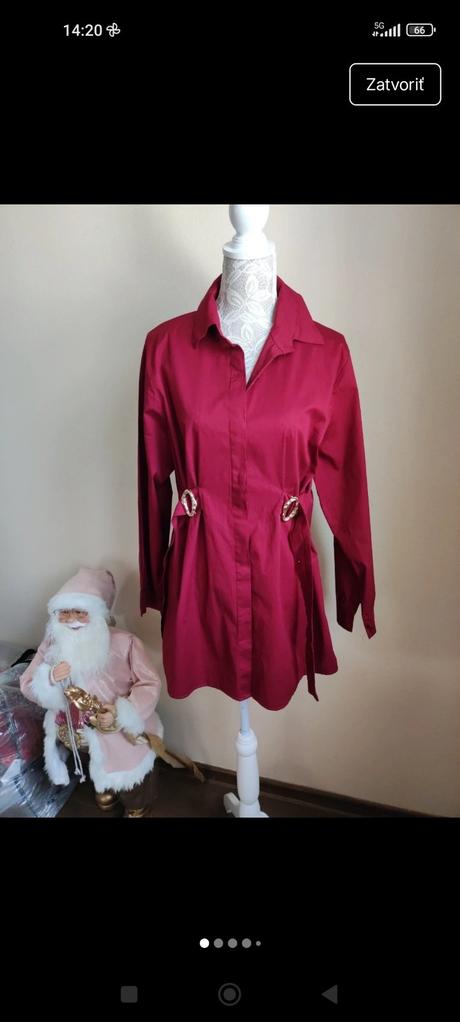 Dámska predĺžená košeľa, 