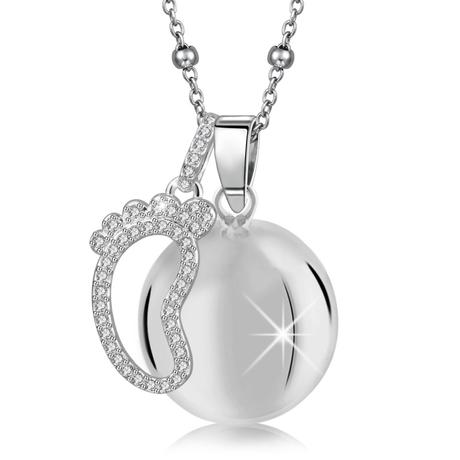 Anjelsky zvonček mamijux nôžky s bielymi krištálmi,