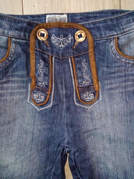 Chlapčenské tmavomodré rifľové kraťasy (146-152), 146