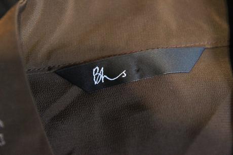 Elegantná hnedá blúzka, l, l