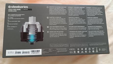 Herná klávesnica steelseries apex pro mini wireles, 