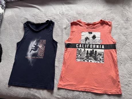 2x tielko 146/152, h&m,146