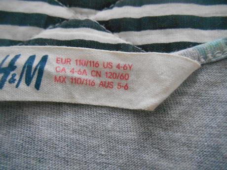 Šaty 110/116, h&m,110