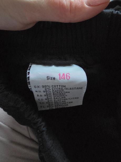 Zateplené nohavice 146, 146