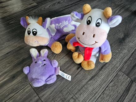 Milka kravička plyšáky,