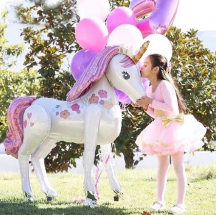 Fóliový balón jednorožec, 