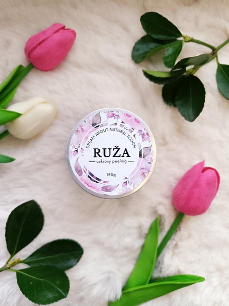 Cukrový peeling - ruža 150g, 