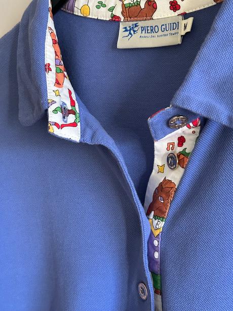 Tričko s golierom zn.piero guidi č.m, m