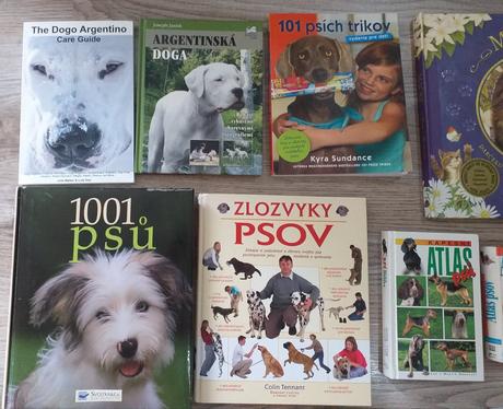Knihy atlasy, encyklopédie, psy, mačky, morča,