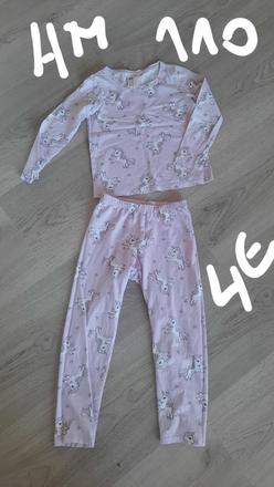 Pyžamo, h&m,110