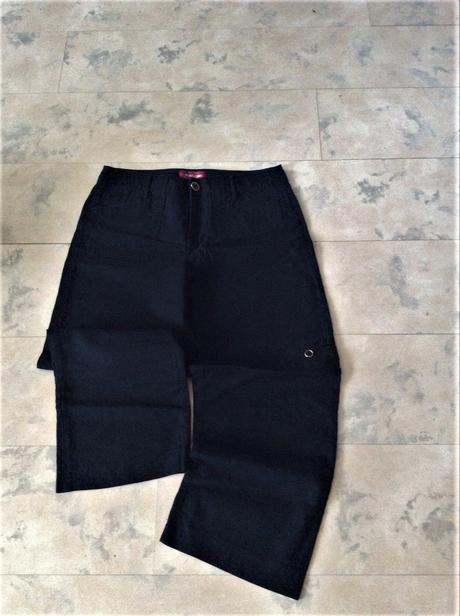 3/4 ľanové nohavice, 38