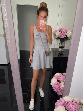 Šedé športové šaty, h&m,xs