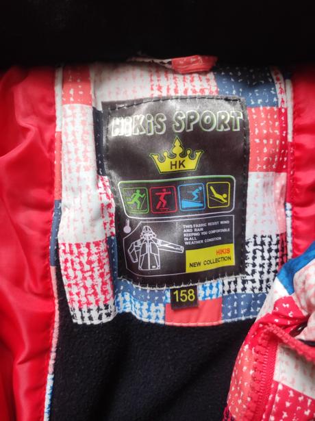 Teplá lyžiarska vetrovka, 146