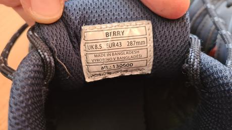 Turistické topánky, 43