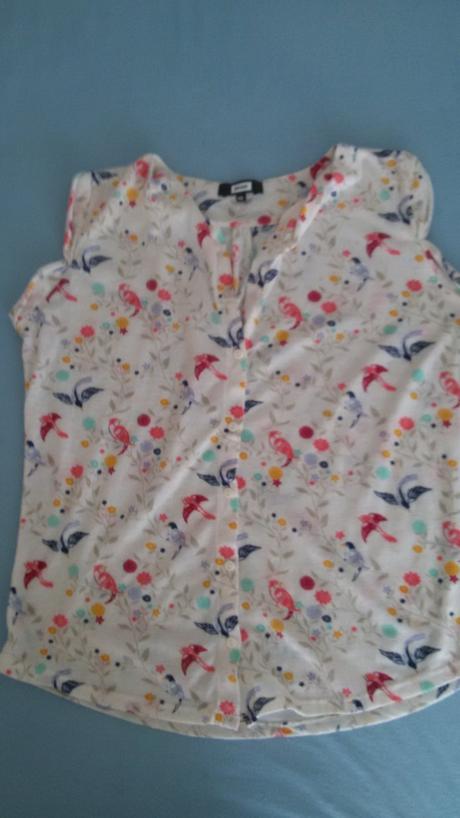 Bluzka bik-bok s vtacikami, vel.xs, xs