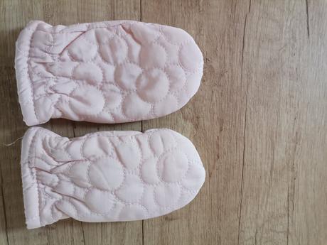 Bledoružové dievčenské rukavičky, f&f,68