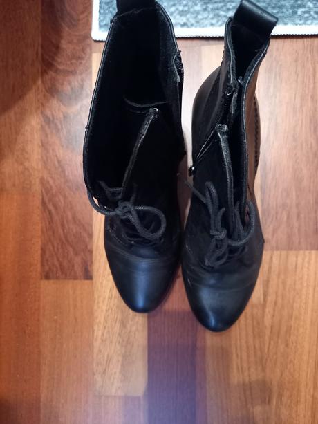 Členkové čižmy kožené - tamaris, tamaris,37