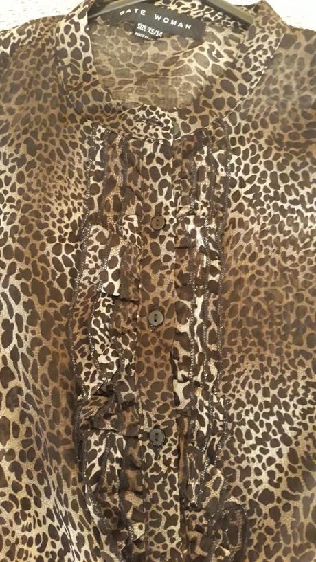 Leopardia blúzka, gate,xs