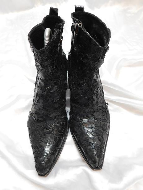 Luxusne damske glamurne kozačky, 36