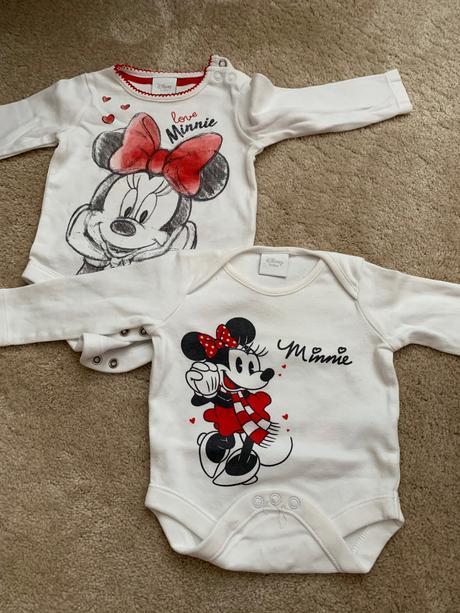 Body s dlhým rukávom disney 2ks, veľkosť do 3m, disney,62