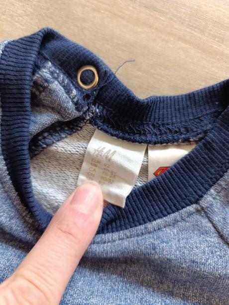 Superman mikina, h&m,92