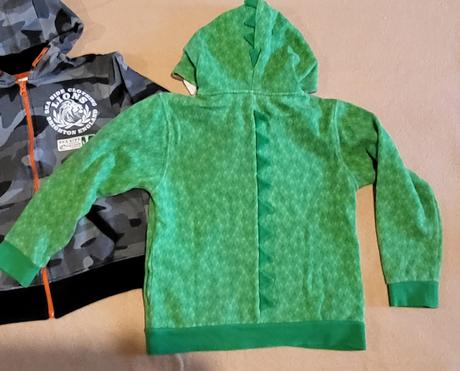 2ks chlapčenská mikina velk. 128, h&m,128