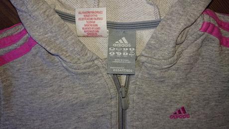 Mikina adidas s kapucnou a zipsom, adidas,152