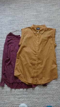 Letná košeľa+ tričko v.s, 34