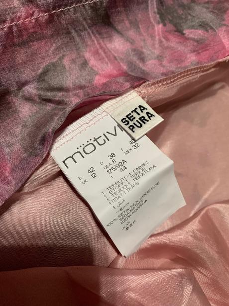 Nove ružove kvetovane ľahke volne mini šaty motivi, m