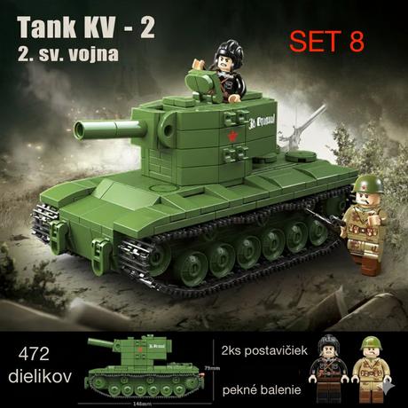 Figúrky vojaci + tanky + doplnky,
