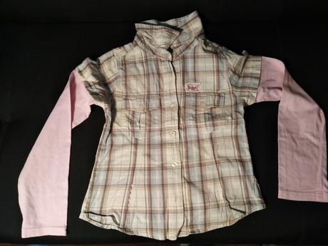 Košeľa so všitým tričkom, cherokee,134