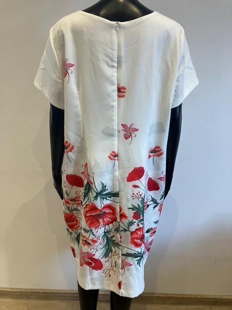 Dámske elegantné šaty kvetované (xxxl), xxxl