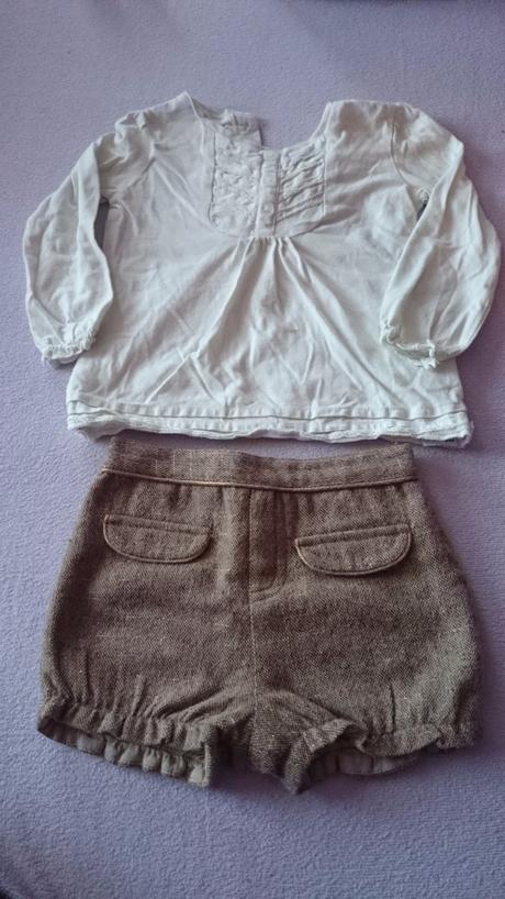 Nohavice plus tricko, f&f,86