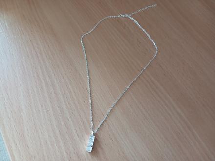 Nový náhrdelník so zirkónmi 40+6 cm,