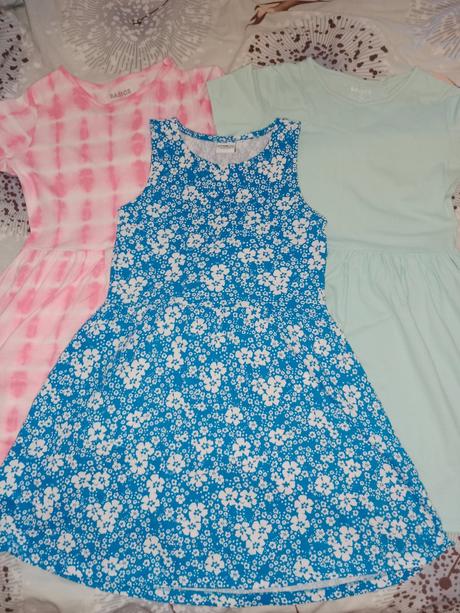 Modré šaty, takko,146