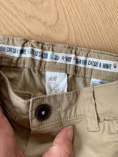 Nohavice h&m, h&m,80