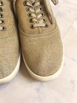 Ľanové naturálne tenisky, 42