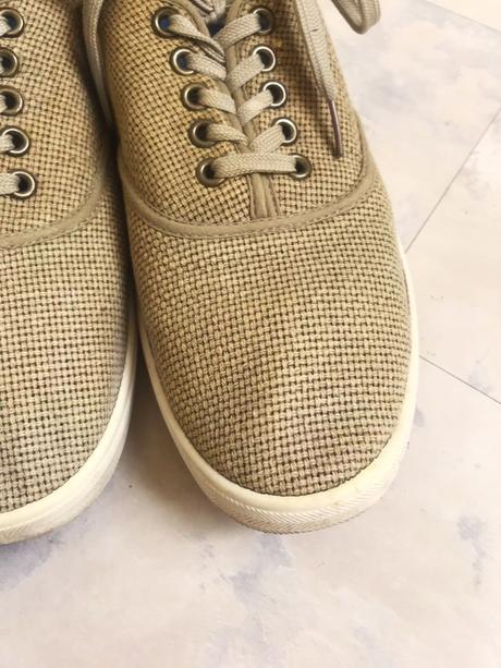 Ľanové naturálne tenisky, 42