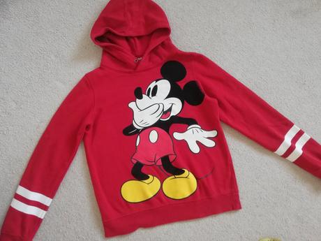 Mickey mouse mikina, h&m,158