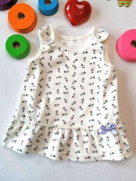 Celoročné zamatové šatočky, 68