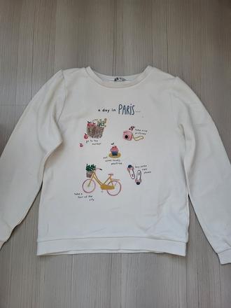 Mikina "a day in paris", h&m,134