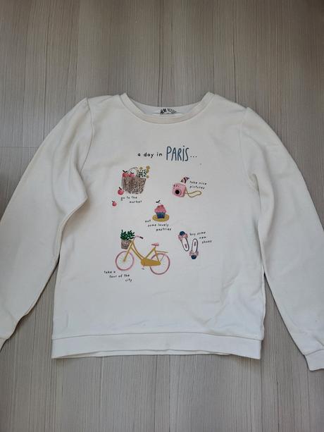 Mikina "a day in paris", h&m,134