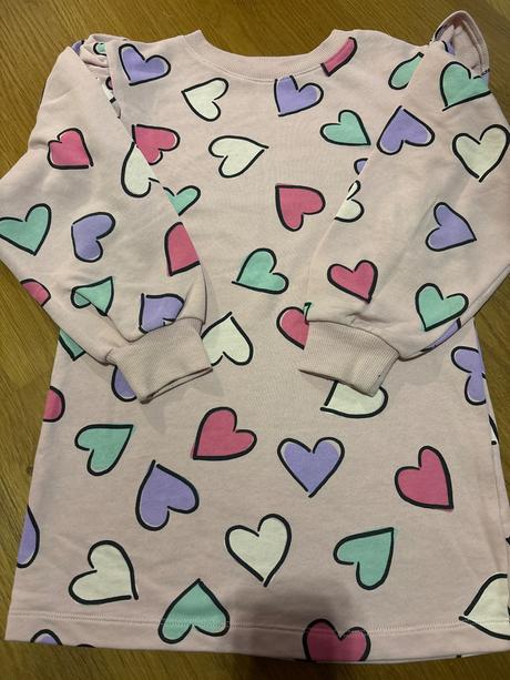 Mikinove šaty, h&m,140