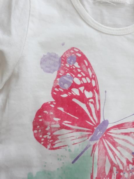 Tričko s trojštvrťovými legínami, h&m,74